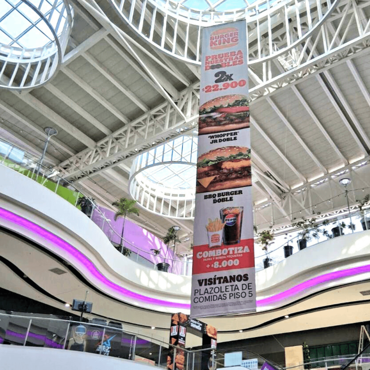 Burger King - Pendón Descolgado